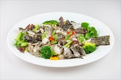 Stir-fried black grouper - Tiger grouper - Red grouper with broccoli