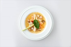 Seafood hot and sour soup