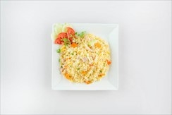 Fried rice with salted fish and chicken
