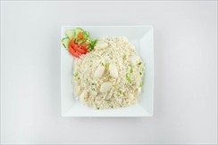 Fried rice with scallop & Egg white