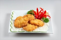 脆 炸 墨 魚 餅 (4 件)