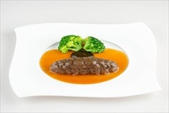 Braised Sea-cucumber with Chinese mushroom (1pc)