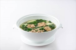 Fresh water crab soup with mixed vegetables (4 persons)