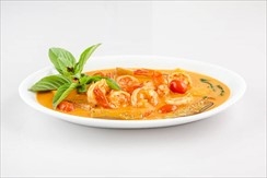 Tiger prawn red curry Thai style (8pcs)