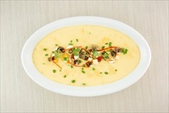 Steamed eggs in 3 colours