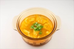 Saté bean curd soup