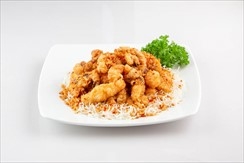 Fried squid and sauteed with salt & chilli