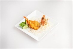 Deep-fried big tiger prawn (1pcs)