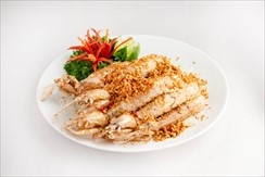 Tôm tích rang tỏi