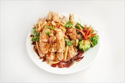 Fried mantis‐shrimp with garlic